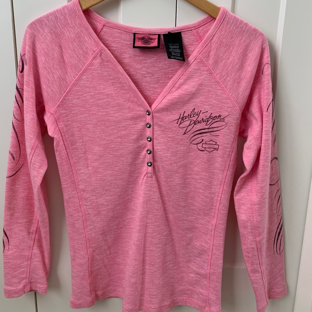 Harley Davidson Longsleeve with “Diamond” Buttons
